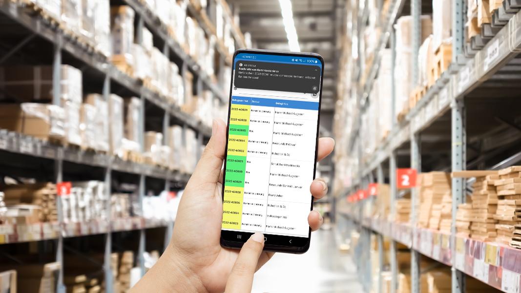 Push-Benachrichtigungen der IAS MDE zu Sage 100